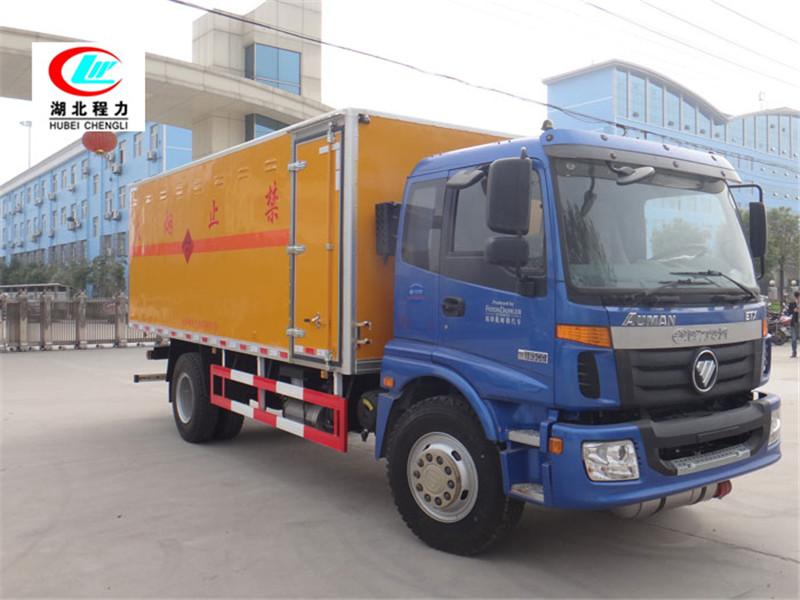 福田歐曼6.2米易燃?xì)怏w廂式運輸車【二類】