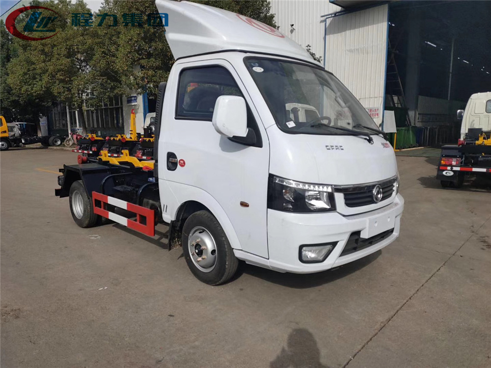 國六【3-4方 藍牌】東風途逸 勾臂垃圾車